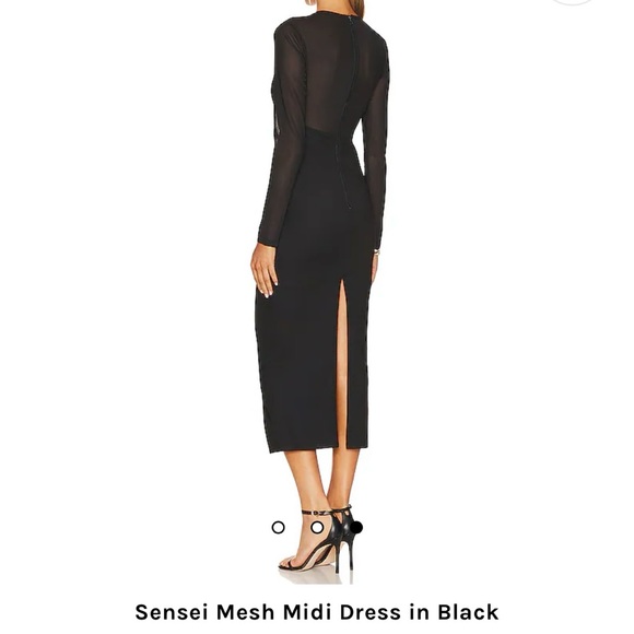 BARDOT SENSAI MESH MIDI DRESS - Picture 2 of 5